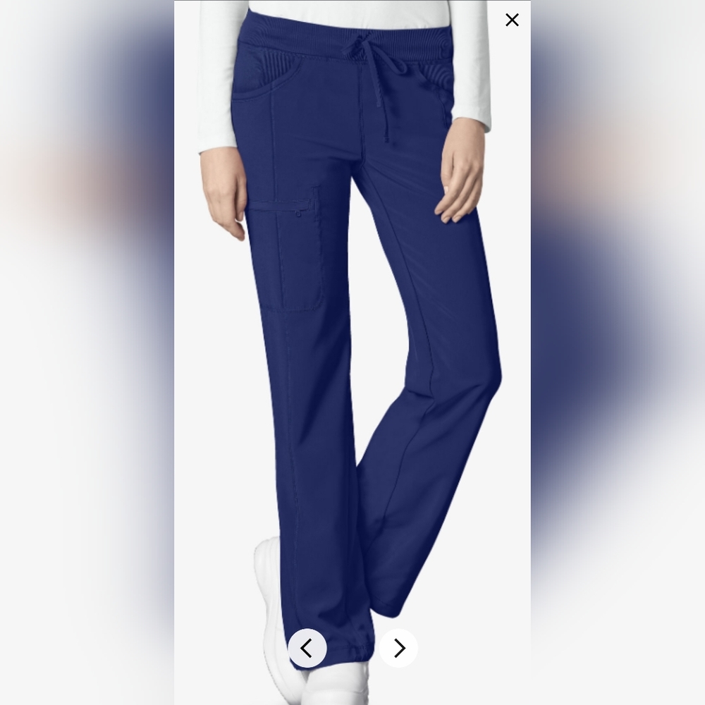 Cherokee Infinity Navy (Galaxy) 4-Pocket Stretch Drawstring Scrub Pants XS